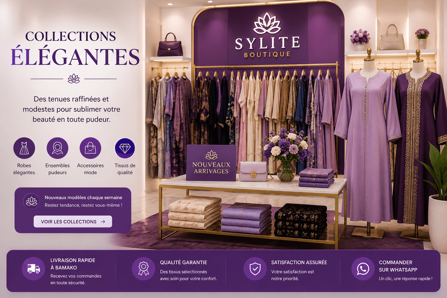 Collections élégantes de Sylite Boutique